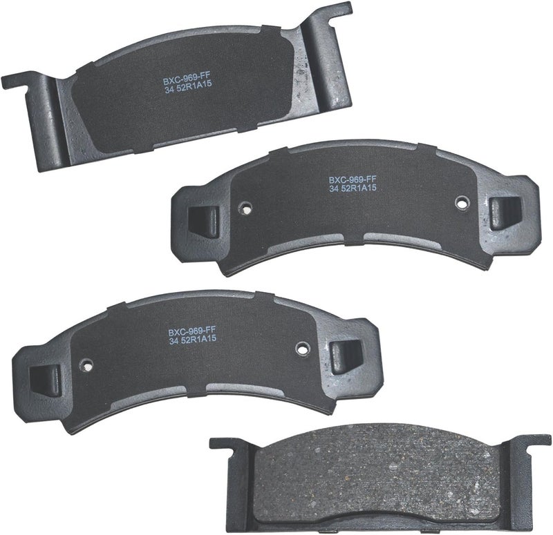 Bendix Premium SBC34 Ceramic Front Brake Pads for Select Models Ford Fairlane, Falcon, Mustang, Ranchero, Torino, Mercury Comet, Cougar, Cyclone, Montego - Image 1